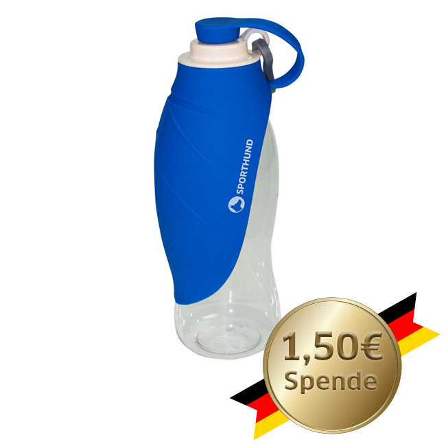 AGI WM: Sporthund Trinkflasche mit Silikonnapf