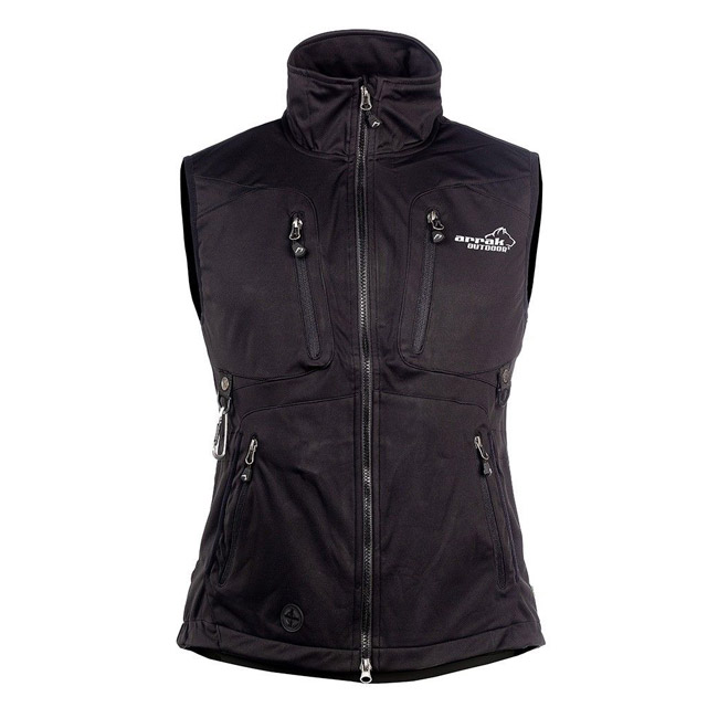 Arrak Acadia Softshellweste Damen Schwarz