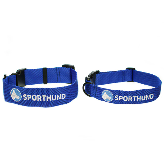 Sporthund Halsband blau